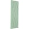 Ekena Millwork True Fit PVC Single X-Board Farmhouse Fixed Mount Shutters, Seaglass, 12W x 53H, PR TFP001FH12X053SG - alternate 2